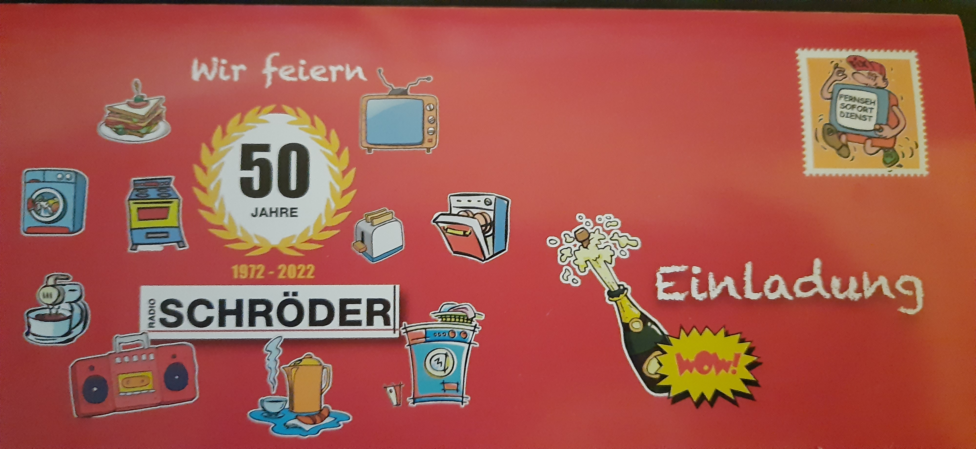 Einladung zum 50. Jährigen